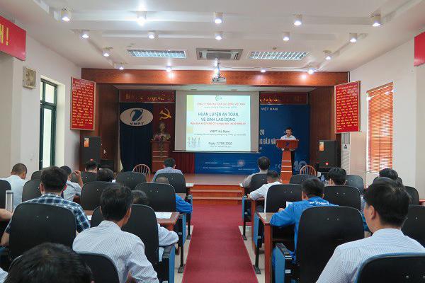 VNPT Hà Nam tổ chức lớp huấn luyện, bồi dưỡng nghiệp vụ  An toàn vệ sinh lao động - PCCN năm 2020