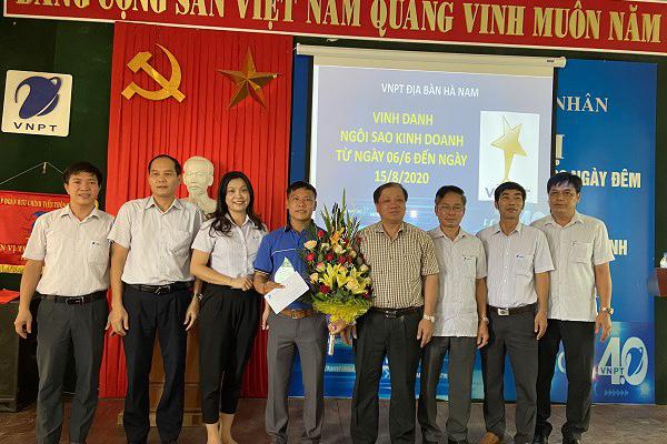 VNPT địa bàn Hà Nam tổ chức vinh danh Ngôi sao kinh doanh