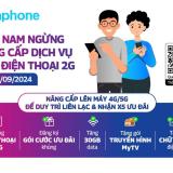 Thư ngỏ của Vinaphone Hà Nam về việc ngừng cung cấp dịch vụ điện thoại 2G